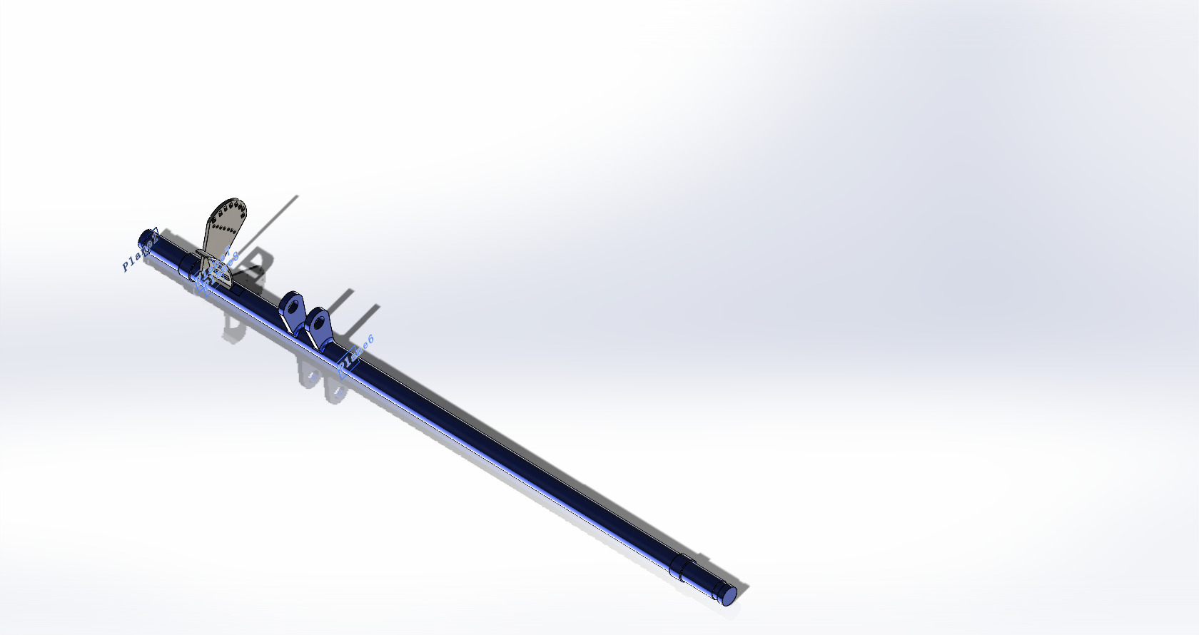 基于SolidWorks耕地犁犁铧的上下摆动的结构设计-资料